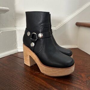 Charlotte Stone harness clog boots